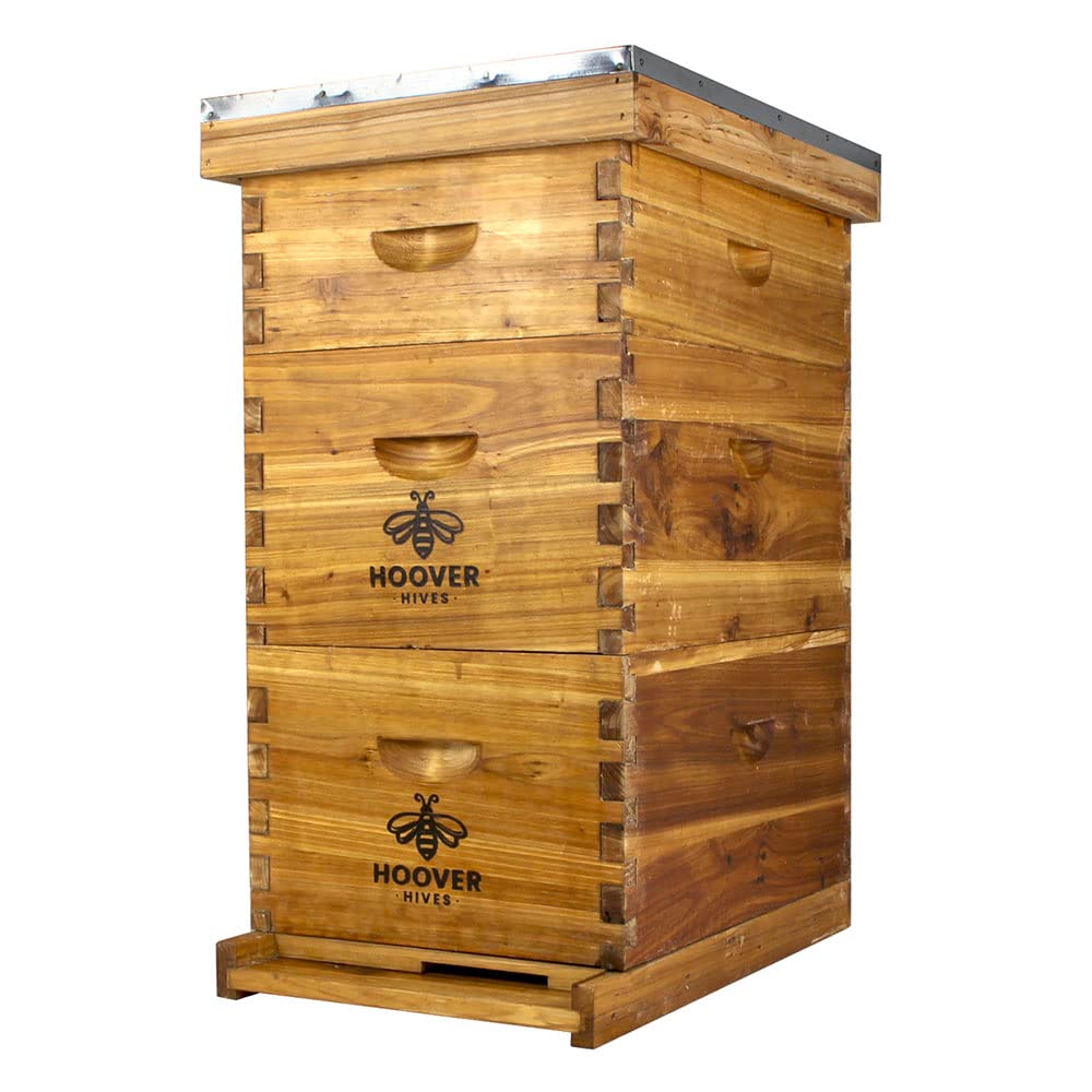 Galena Farms HH8-2D1M Hooper Hives Complete 8 Frame Beehive Kit