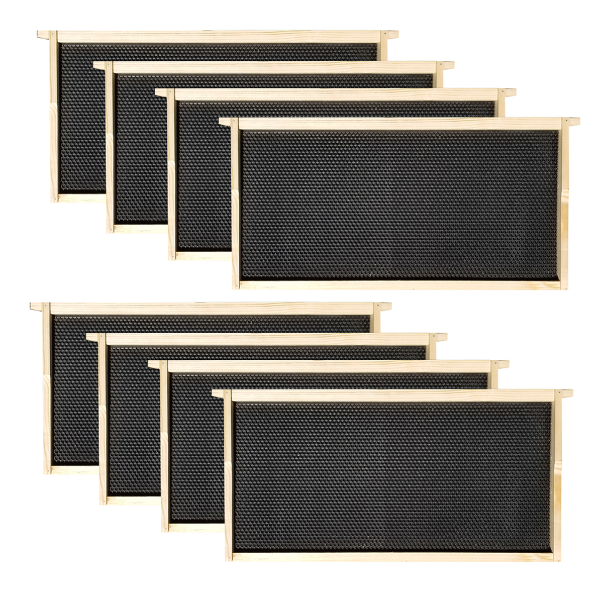 Galena Farms NU08-2D3M Nubee 8 Frame Beehive - (2)Deeps & (3)Mediums