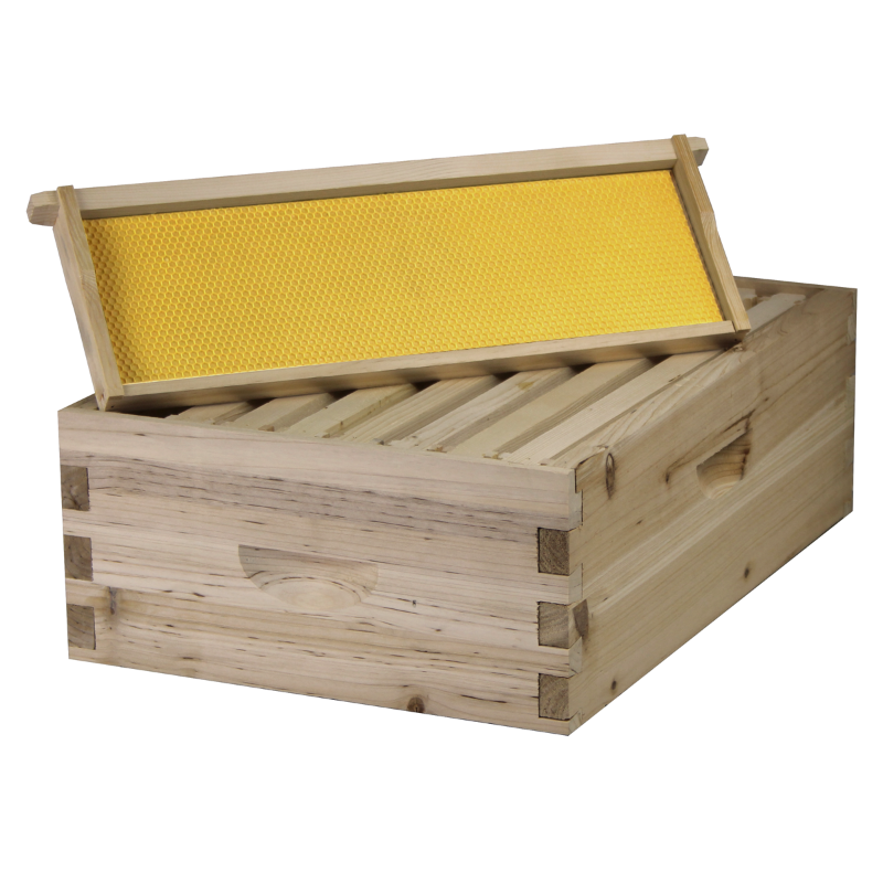 Galena Farms-Medium-Box-with-Propped-Yellow-Frame
