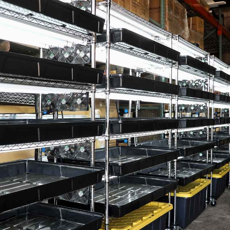 Bootstrap Farmer Grow Rack - Automated Vertical Propagation
