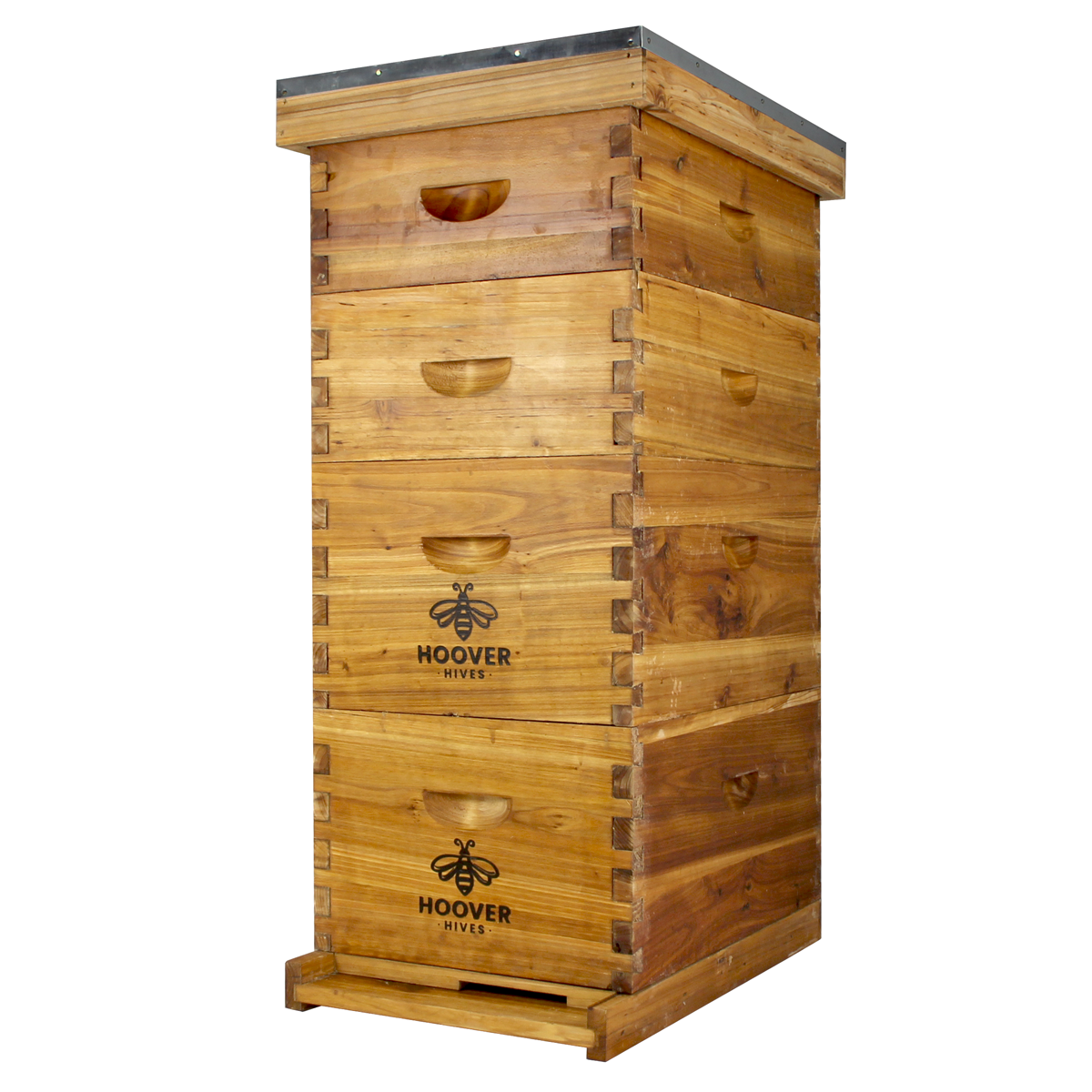 Galena Farms HH8-2D2M Wax-Coated 8 Frame Beehive - (2)Deeps & (2)Mediums