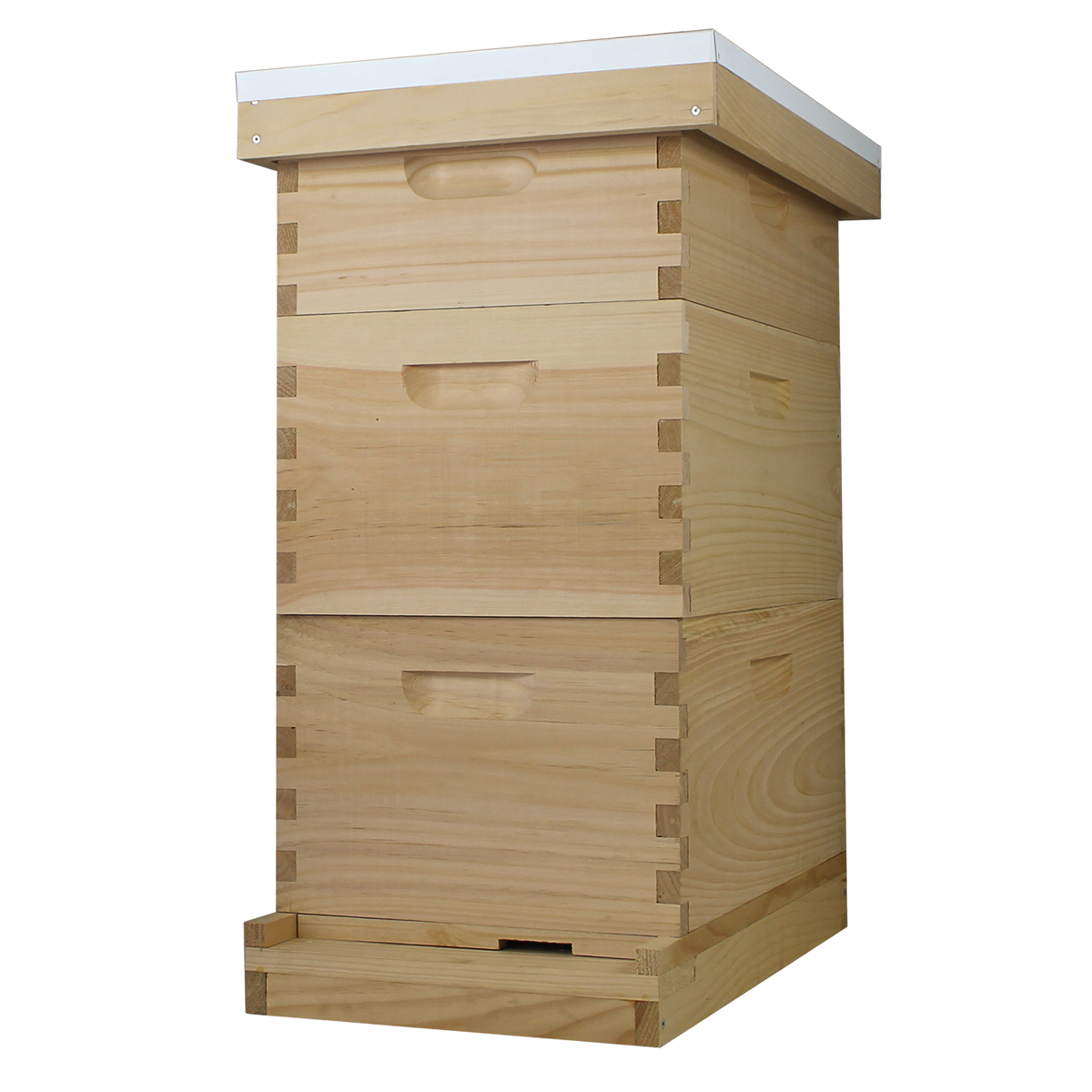 Galena Farms LBH8-2D1M Amish-Made 8 Frame Beehive - (2)Deeps & (1)Medium