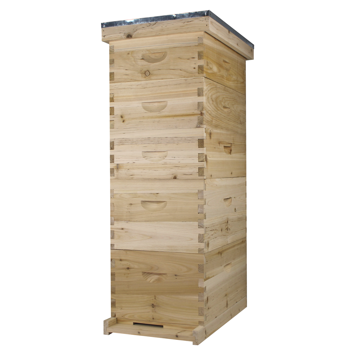 Galena Farms NU08-2D3M Nubee 8 Frame Beehive - (2)Deeps & (3)Mediums