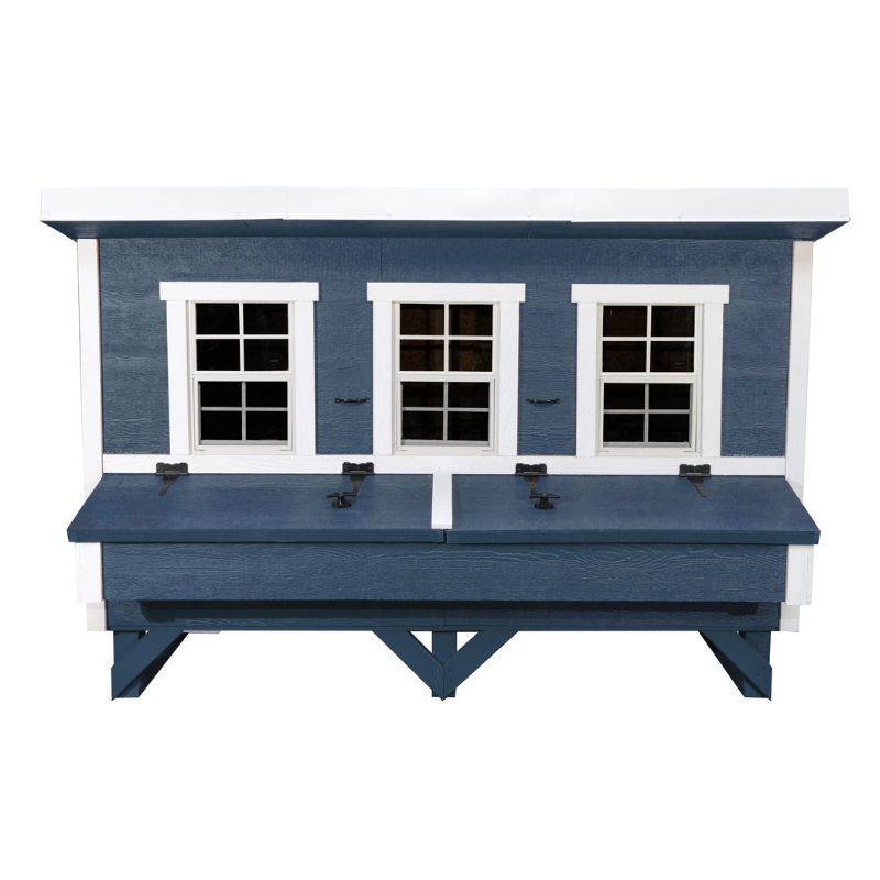 OverEZ Chicken Coop XL Blue Front 