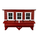 OverEZ Chicken Coop XL Red Front 