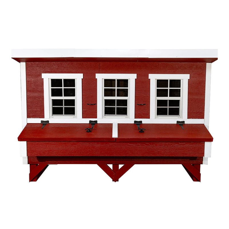 OverEZ Chicken Coop XL Red Front 
